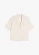 Camicetta in satin con colletto a revers, bonprix