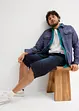 Bermuda in jeans lunghi elasticizzati, regular fit, bonprix