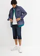 Bermuda in jeans lunghi elasticizzati, regular fit, bonprix