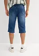 Bermuda in jeans lunghi elasticizzati, regular fit, bonprix