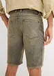 Bermuda in jeans elasticizzati dirty washed, regular fit, bonprix
