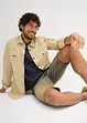 Bermuda in jeans elasticizzati dirty washed, regular fit, bonprix