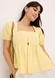 Blusa con maniche a palloncino e bottoni, bonprix