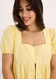 Blusa con maniche a palloncino e bottoni, bonprix