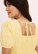 Blusa con maniche a palloncino e bottoni, bonprix