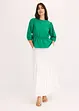 Blusa con maniche a sbuffo e scollatura alla schiena, bonprix