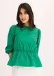 Blusa con maniche a sbuffo e scollatura alla schiena, bonprix