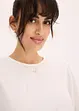 Blusa con maniche a sbuffo e scollatura alla schiena, bonprix