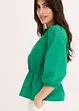 Blusa con maniche a sbuffo e scollatura alla schiena, bonprix