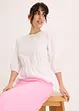 Blusa con maniche a sbuffo e scollatura alla schiena, bonprix
