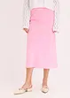 Gonna midi in satin, bonprix