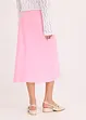 Gonna midi in satin, bonprix