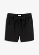 Shorts in twill con cintura da annodare, bonprix