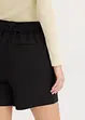 Shorts in twill con cintura da annodare, bonprix
