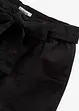 Shorts in twill con cintura da annodare, bonprix