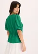 Maglia traforata con volant, bonprix