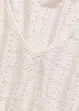 Maglia con ricami traforati, bonprix