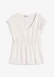 Maglia con ricami traforati, bonprix