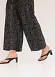 Pantaloni culotte in  jersey crêpe, bonprix