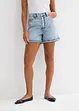Shorts di jeans, vita alta, bonprix