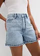 Shorts di jeans, vita alta, bonprix