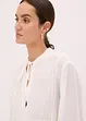 Blusa con ricami traforati, bonprix
