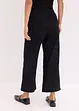 Pantaloni culotte con ricami traforati, bonprix