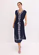 Abito midi con ricamo in stile bohémien, bonprix
