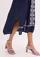 Abito midi con ricamo in stile bohémien, bonprix