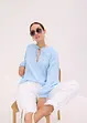 Blusa con righe metallizzate, bonprix