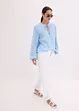 Blusa con righe metallizzate, bonprix