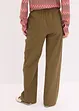 Pantaloni larghi con effetto operato, bonprix