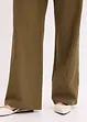 Pantaloni larghi con effetto operato, bonprix