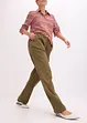 Pantaloni larghi con effetto operato, bonprix