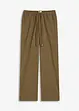 Pantaloni larghi con effetto operato, bonprix
