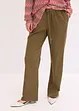 Pantaloni larghi con effetto operato, bonprix