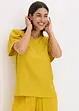 Maglia in crêpe strutturato con maniche ad aletta, bonprix
