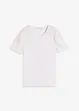 Maglia in crêpe strutturato con maniche ad aletta, bonprix
