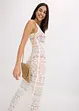 Abito lungo effetto crochet, bonprix