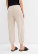 Pantaloni prémaman 2 in 1 in mussola di puro cotone, bonprix