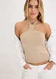 Top all'americana in maglia di soffice viscosa, bonprix