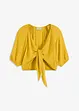 Blusa cropped in viscosa fluente, bonprix