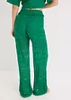 Pantaloni con elastico in vita in maglia traforata, bonprix