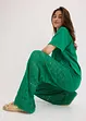 Pantaloni con elastico in vita in maglia traforata, bonprix