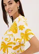 Blusa monospalla in viscosa operata, bonprix
