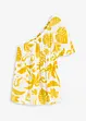Blusa monospalla in viscosa operata, bonprix