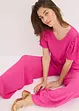Pantaloni con elastico in vita in viscosa fluente, bonprix