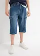 Bermuda in jeans di puro cotone, loose fit, bonprix