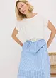 Maglia in viscosa con pizzo, bonprix