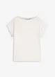 Maglia in viscosa con pizzo, bonprix